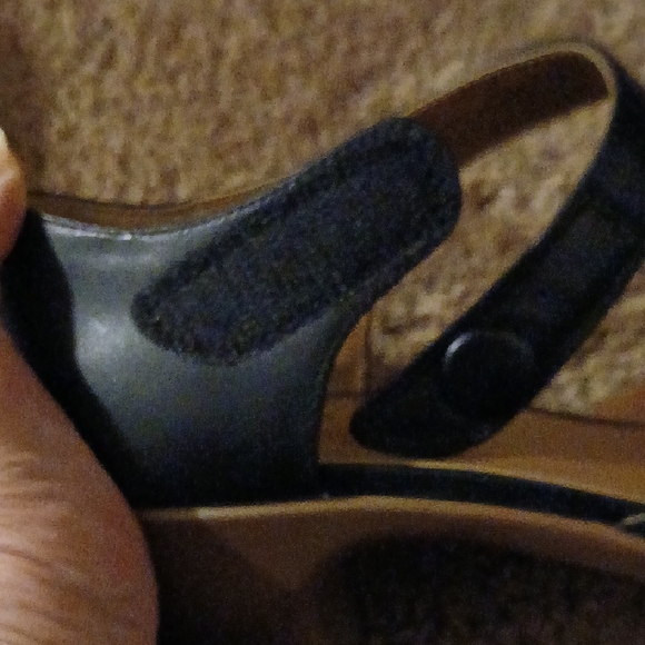 Easy Spirit Black Mary Jane Heels Genuine Leather - Picture 4 of 9